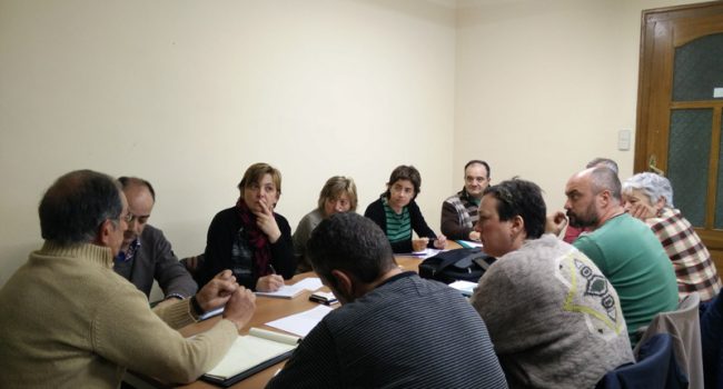 Un momento de la reunión celebrada este martes.