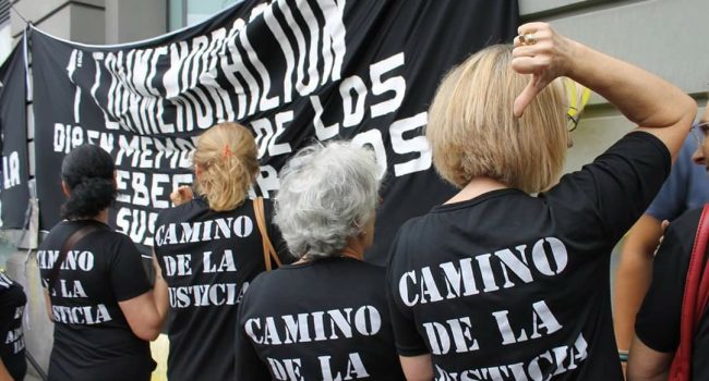 Acto celebrado en Madrid. Foto: Plataforma Camino a la Justicia.