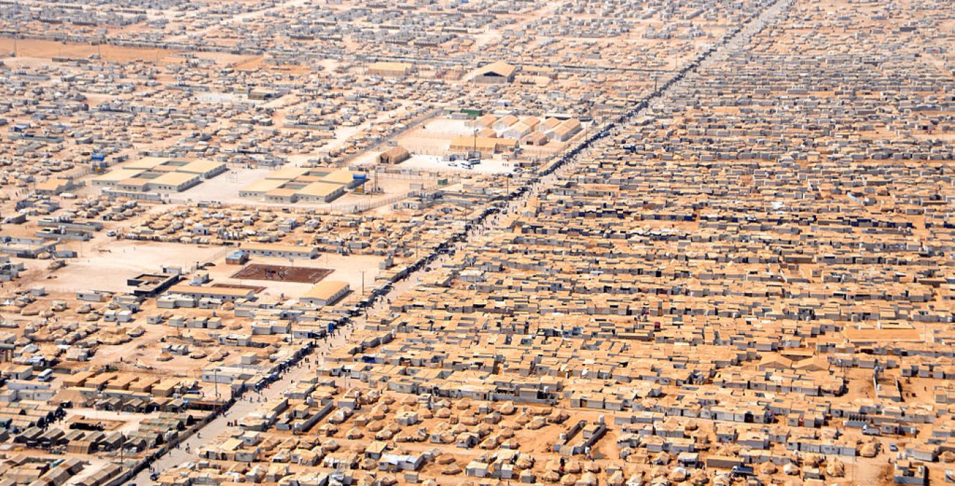 Campo de refugiados sirios de Za'atri, en Turquía.
