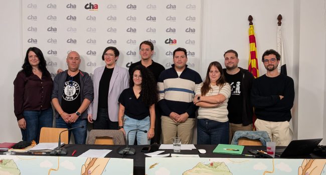 Candidatas de CHA a las elecciones del 29N | Foto: CHA
