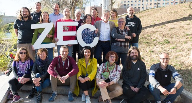 Parte de los y las candidatas para las primarias de ZeC. Foto: Pablo Ibáñez (AraInfo).
