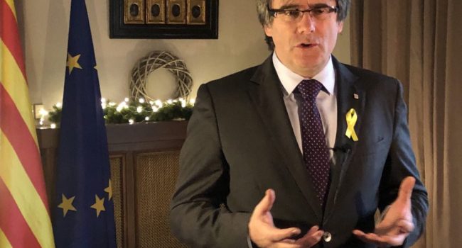 Puigdemont. Foto: @JuntsXCat