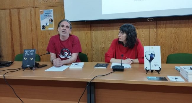 Carlos García Esteban y Tamara Marzo Rins en a presentación en Andorra | Foto: Concello d'Andorra