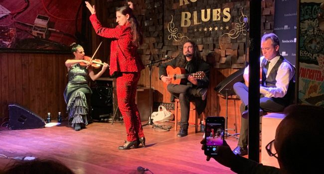 Carlota Benedi en el ciclo flamenco de Rock Blues Café