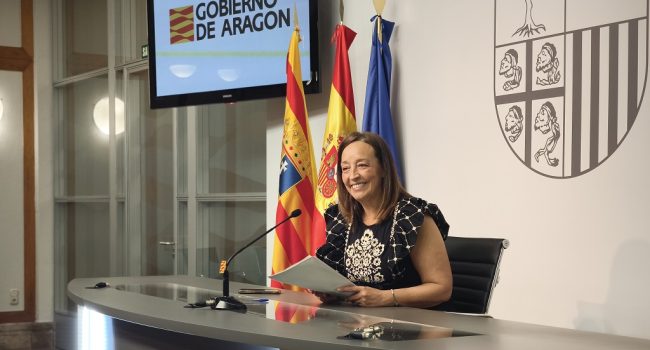 Carmen Susín, consejera de Bienestar Social y Familia del Gobierno de Aragón | Foto: DGA