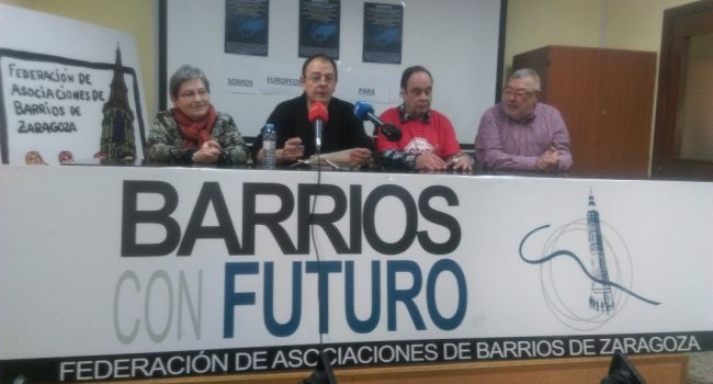 Presentación del manifiesto para exigir el cumplimiento de la Carta Social Europea. Foto: AraInfo