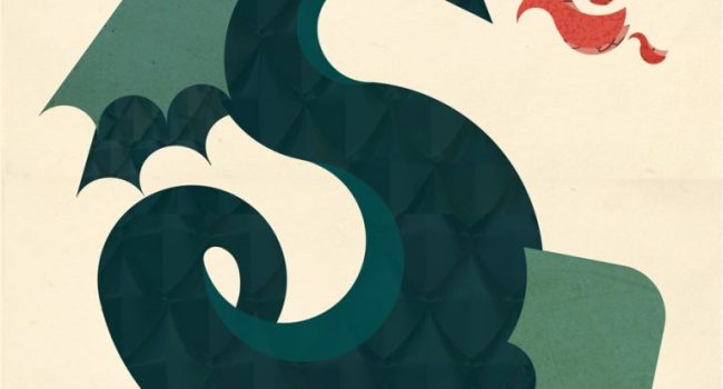 ‘La pasión del dragón’, de Saray Ureña, cartel con el que el Gobierno de Aragón celebra este 23 de abril.