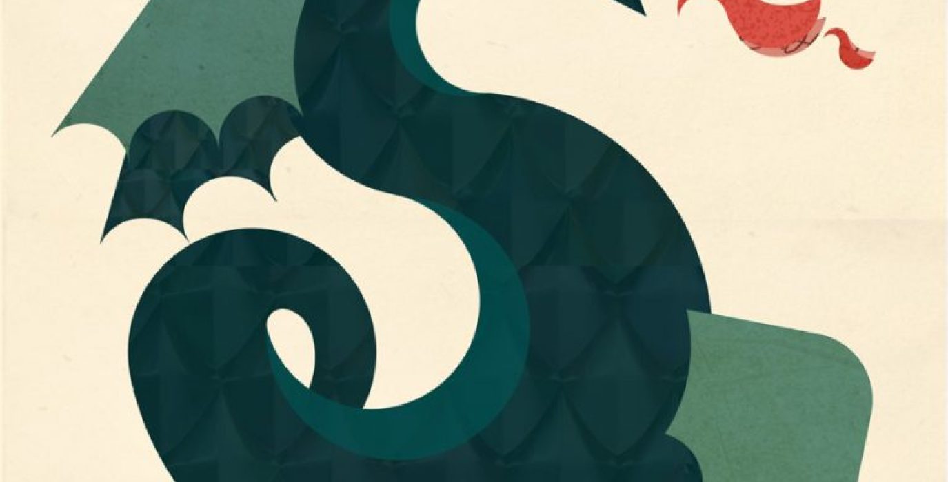‘La pasión del dragón’, de Saray Ureña, cartel con el que el Gobierno de Aragón celebra este 23 de abril.