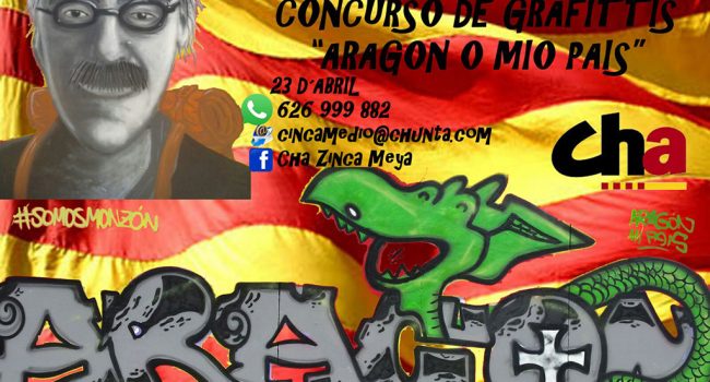 Cartel III Concurso Grafittis Aragón o mío País