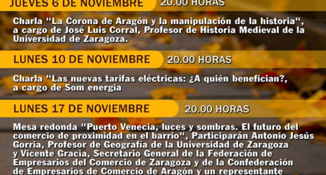 Cartel de las jornadas de este año.