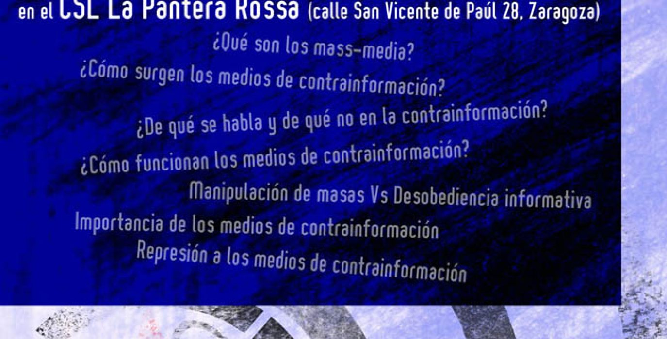 Cartel Lahaine ZGZ arainfo