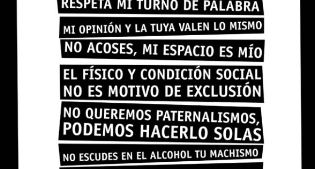 Cartel #pilarsfeministas