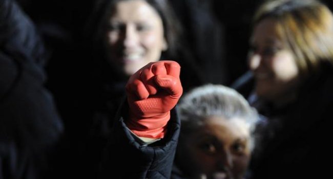 Celebración de los resultados de las elecciones legislativas de 2015 en Atenas. Foto: Stelios Matsagos
