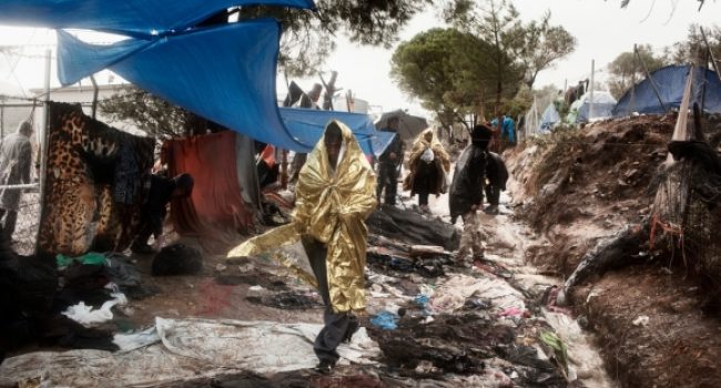 Centro de registro de Moria, Lesbos. Foto: Alessandro Penso ©
