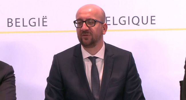 El primer ministro belga, Charles Michel, en una imagen de archivo. Foto: NF
