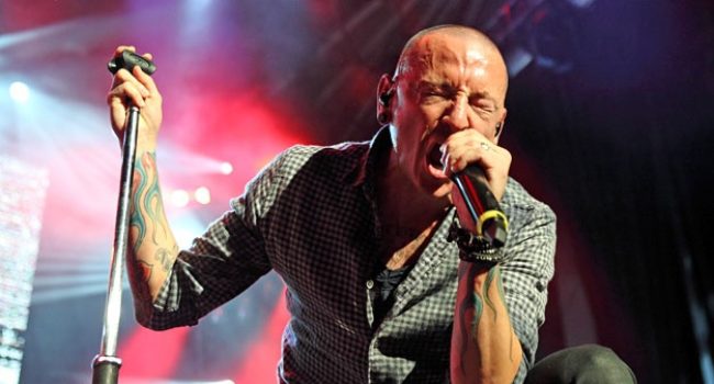 Chester Bennington en un concierto en 2014.