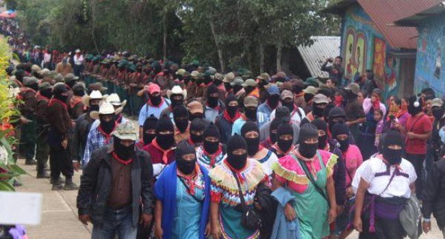 20 aniversario del Congreso Nacional Indigena, celebrado en el Caracol de Oventic el 12 de octubre de 2016. Foto: Radiozatapatista.org