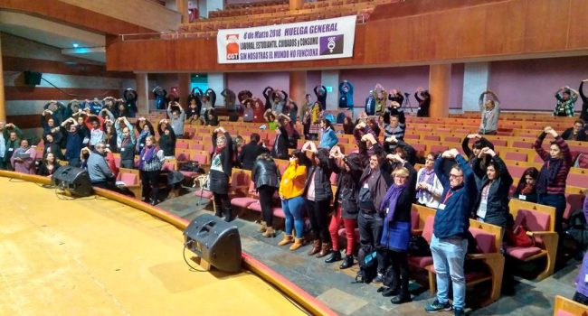 Cierre del Congreso Extraordinario. Foto: CGT.