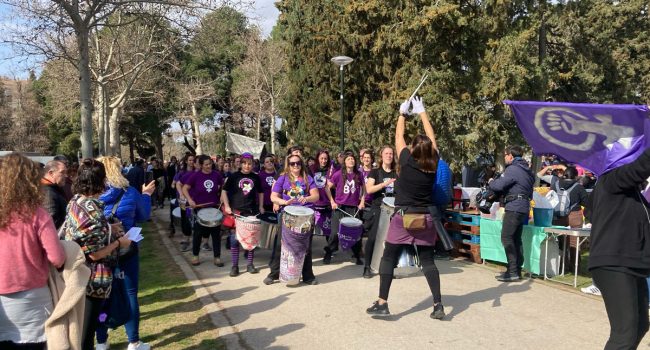 Batukada feminista en la Cincomarzada | Foto: FABZ