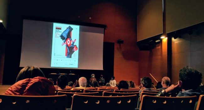La Muestra, que arrancó el pasado viernes en el Centro de Historias, pasa toda su programación a formato online. Foto: @igoiz17 (AraInfo)