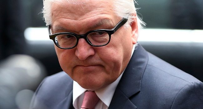 Ciudadanos alemanes acusaron a su ministro de Asuntos Exteriores, Frank-Walter Steinmeier, de estimular conflictos y le pidieron que detenga a los nazis en Ucrania. El incidente provocó la indignación del político.