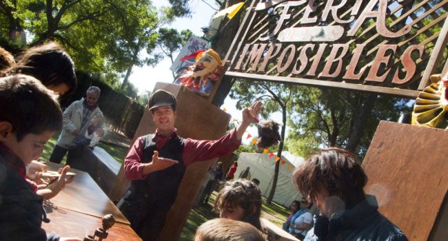 Civi-Civiac con su espectáculo "Feria de los Imposibles".