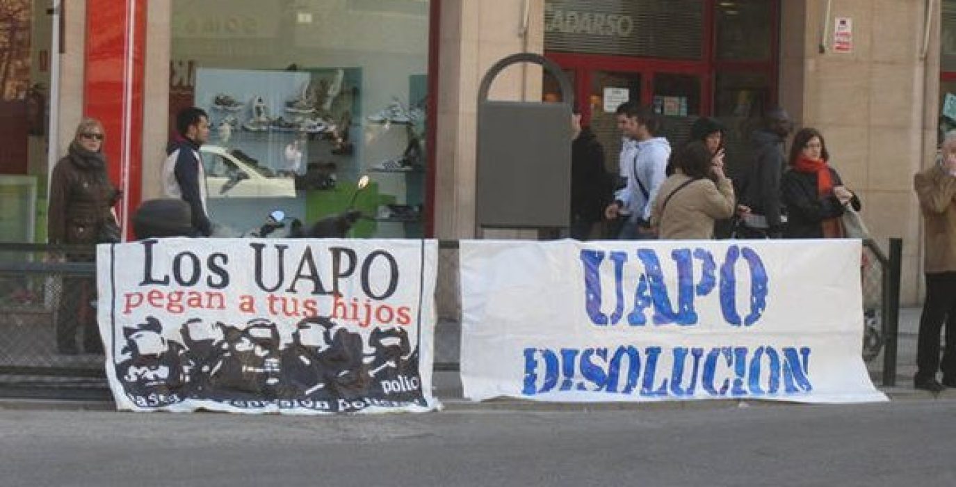 Imagen de una protesta contra la UAPO.