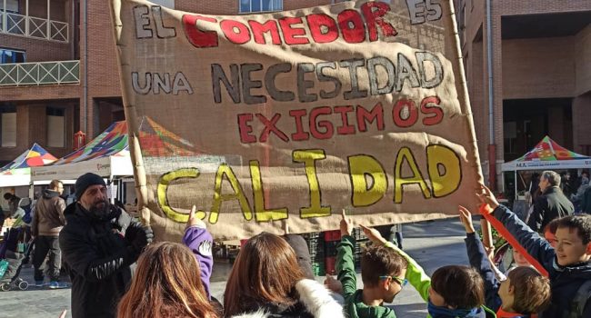 Imagen de archivo de una protesta de Come Pública.