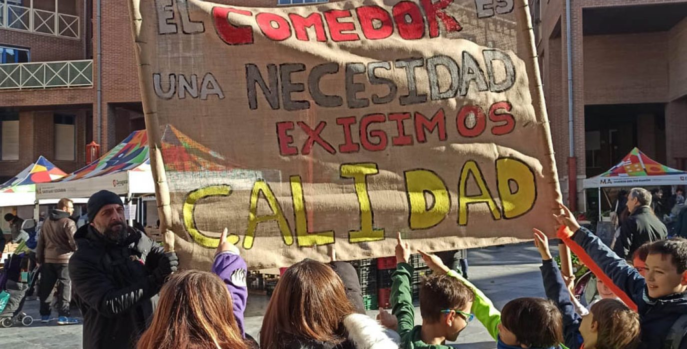 Imagen de archivo de una protesta de Come Pública.