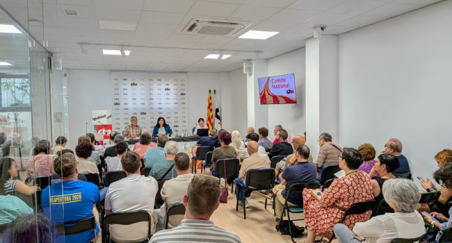 Comité Nacional de CHA celebrado este sábado en Zaragoza.