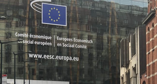 Sede del Comité Económico y Social Europeo en Bruselas.