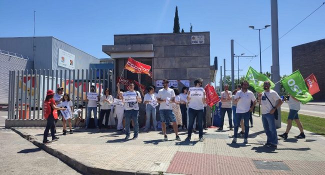 Concentración Chip en CARTV Zaragoza