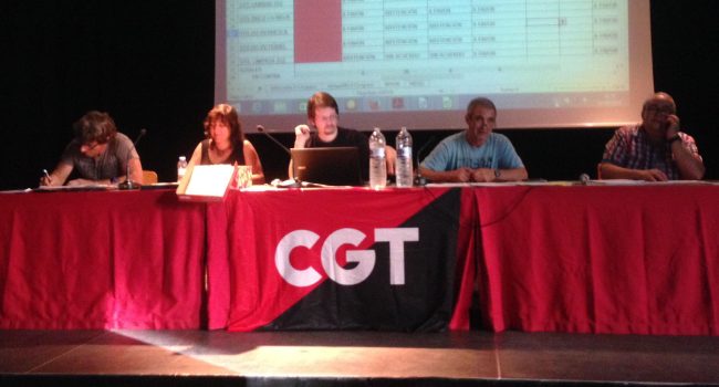 Congreso de CGT Aragón en Zaragoza. Foto: @CGTARAGON