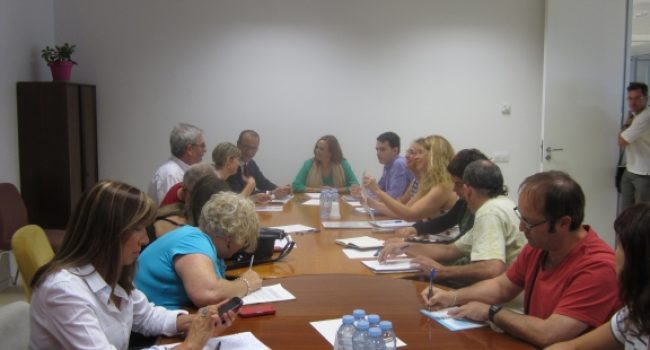 Reunión de la mesa sectorial de Educación. (Archivo).