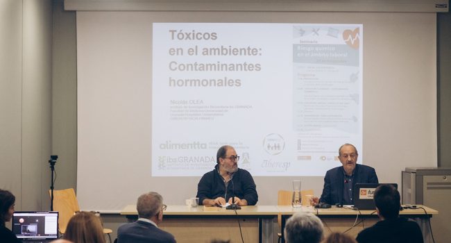 Dos de los ponentes de la charla