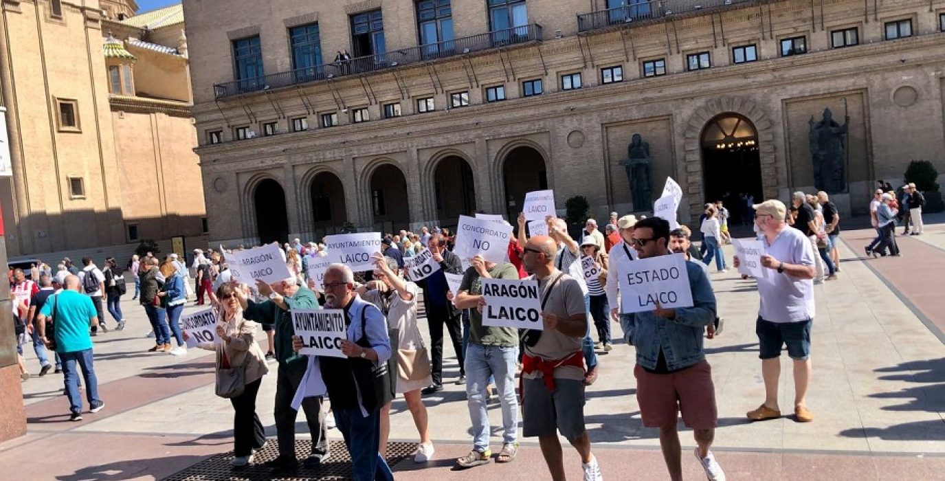 PP y Vox vuelven a arrogarse la representación de “toda Zaragoza” para un acto religioso privado