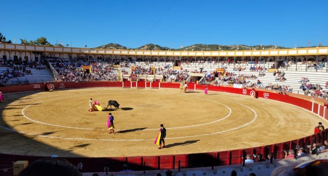 Corrida de toros en Teruel, en las pasadas fiestas. Foto: DGA