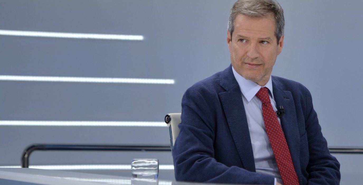 Daniel Pérez en el plató de RTVE. Foto: Cs