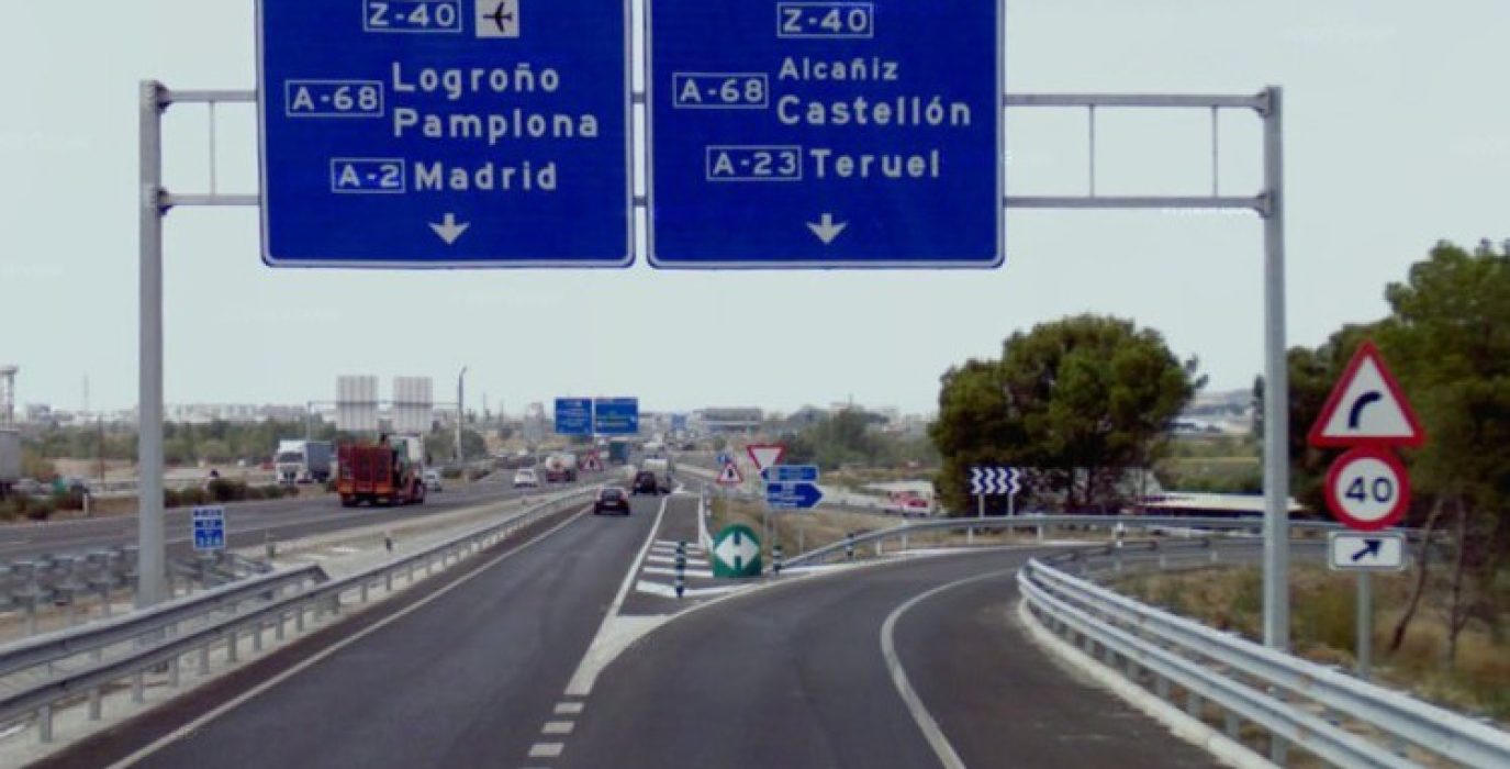 Imagen del cuarto cinturón de Zaragoza. Foto: Rgrado (CC)