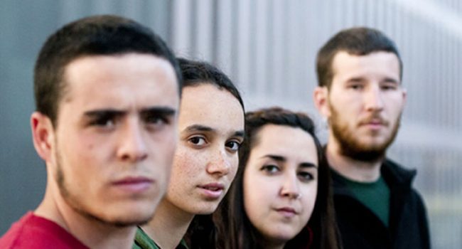 Cuatro de los procesados, monitores de ocio de Cerdanyola. Foto: Gorka Leiza (La Directa)