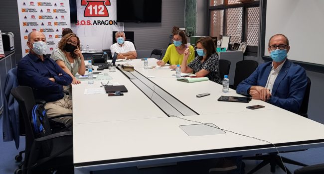 Reunión de la UCOCAL el 19 de julio. Foto: DGA