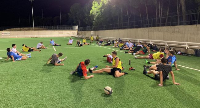 Primer entrenamiento de la plantilla de División de Honor B. Foto: Rugby Fénix
