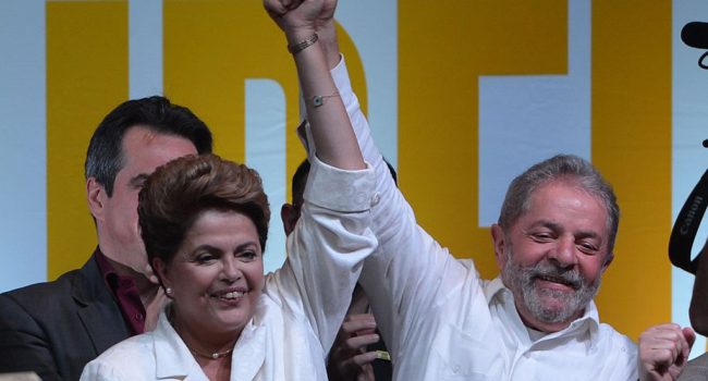 Dilma Rousseff y Lula da Silva