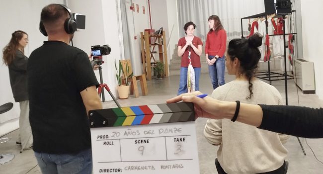 La Harinera de Zaragoza acogió este sábado la grabación del documental.