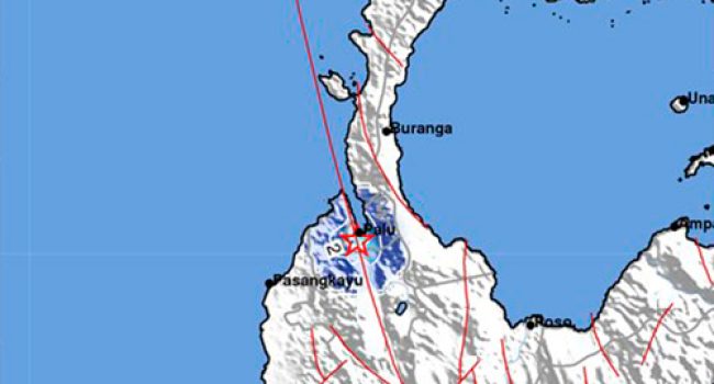 Imagen ofrecida por La Agencia de Meteorología, Climatología y Geofísica de Indonesia.