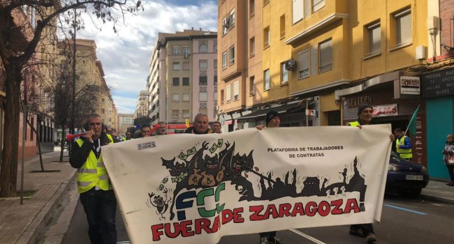 Manifestación de las y los jardineros.