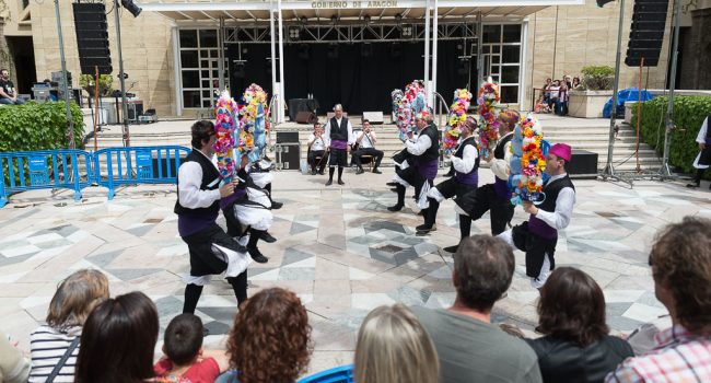 Celebración del Diya d'Aragón en 2017. Foto: Pablo ibáñez (AraInfo)