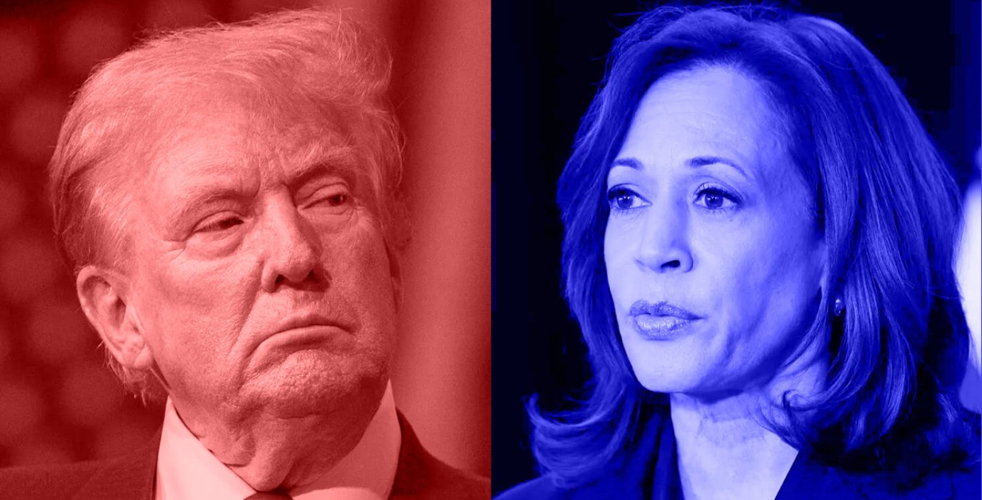 Donald Trump vs Kamala Harris.