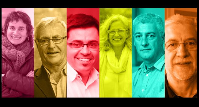 Luisa Broto, Joan Ribó, Gerardo Pisarello, Antonina Ferrà, Oskar Matute y Antonio Antón, son las participantes en el ciclo.