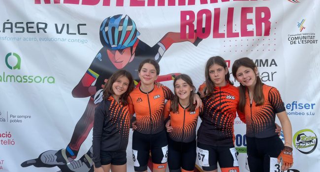 Patinadoras del equipo 2mil6.